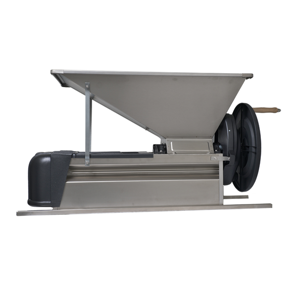 ROZDRABNIARKA +ODSZYPUŁKOWARKA DO WINOGRON 90 x 50 CM RĘCZNA INOX