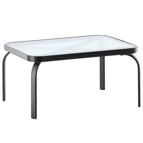 GARDEN FURNITURE SET WITH TABLE - GREY