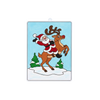 ORNAMENT DE CRĂCIUN - VITRAJ PENTRU PICTAT "FĂ-ȚI SINGUR" CU 6 CULORI MIX DE MODELE ambalaj=12buc *7137