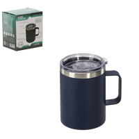 CUP TERMIC CU MÂNER 350 ML ALBASTRU *4019