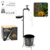SOLAR FAUCET LIGHT WITH FLOWER POT LED 17,5 x 60 CM