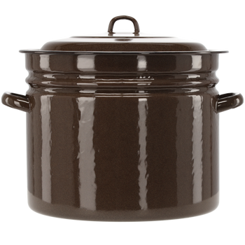 GARNEK EMALIOWANY PROSTY 40 L 40 CM BRĄZ Z/P *3615