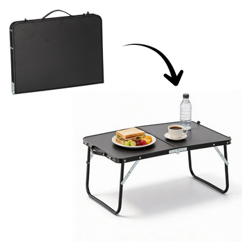 TOURIST FOLDING TABLE BLACK 60x40x26,5 CM