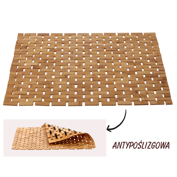 BAMBOO BATH MAT "BARBADOS" 50X70CM
