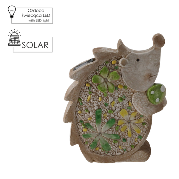 FIGURĂ DE GRĂDINĂ - ZIMBA 28 x 9,5 x 34,5 CM LED *7324