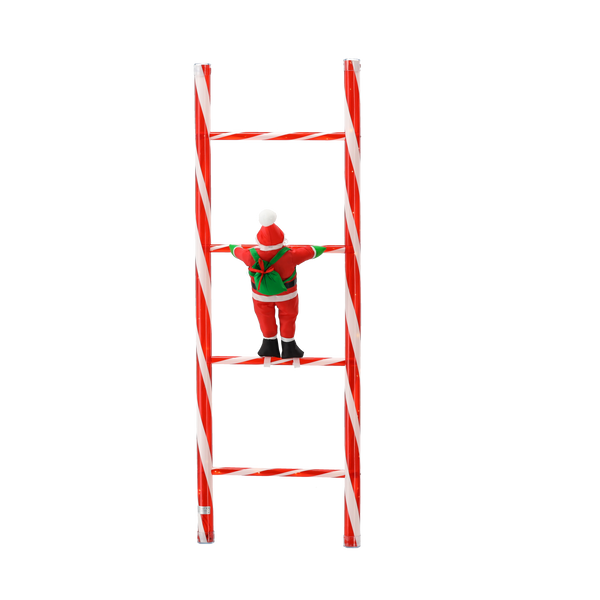 MIKOŁAJ NA DRABINIE 41 x 4 x 121 CM LED *7731