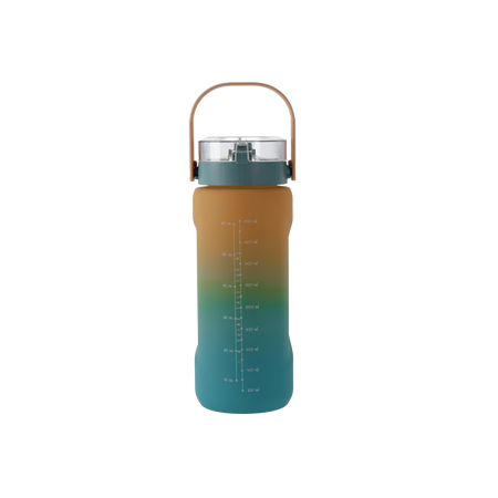 BOTTLE 2000 ML FOR WATER BLUE OMBRE