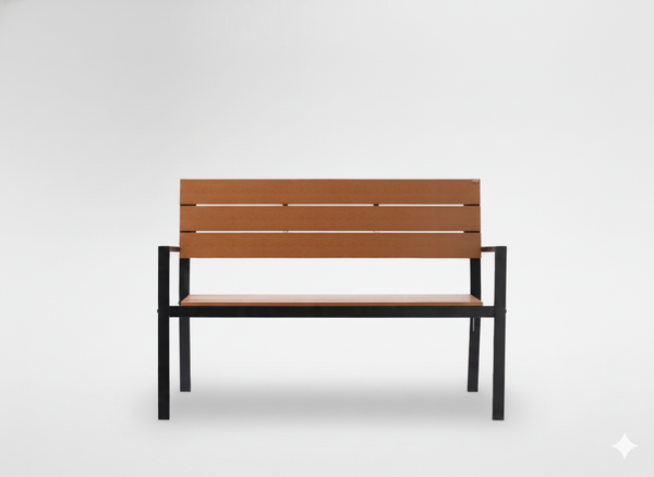 ŁAWKA DO OGRODU 118 x 54 x 77 CM BRĄZOWA