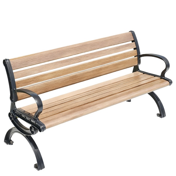 ŁAWKA OGRODOWA ALUMINIOWA "COWPER" 150 x 60 x 78 CM