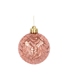 SET OF 60 CHRISTMAS ORNAMENTS OLIVE/COPPER/GRAPHITE MIX DESIGNS