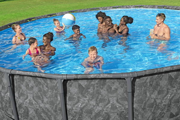 APX 365 22' x 52"/6.71m x 1.32m Round Pool Set