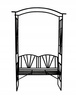 PERGOLA OGRODOWA Z ŁAWKĄ 114 x 45 x 208 CM