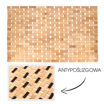 BAMBOO BATH MAT "BARBADOS" 50X70CM