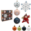 38 CHRISTMAS ORNAMENTS - MIX
