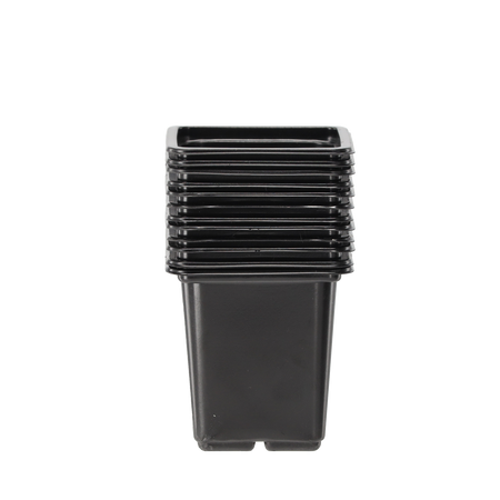 KPL. 12 GHIVECE DIN PLASTIC 7 x 7 x 8 CM *3289