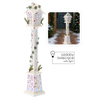 Vianočná biela LED lampa 20 x 20 x 120 CM *5263