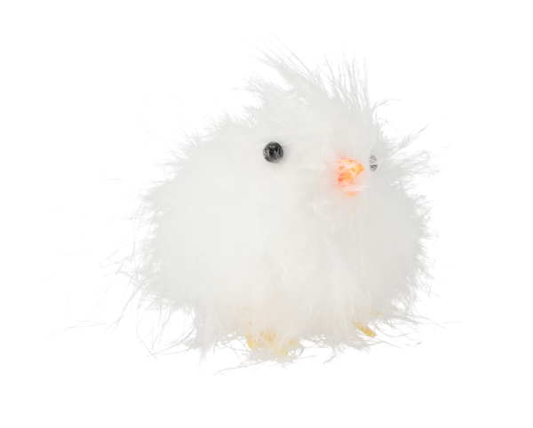 SET OF 10 CHICKENS YELLOW/WHITE