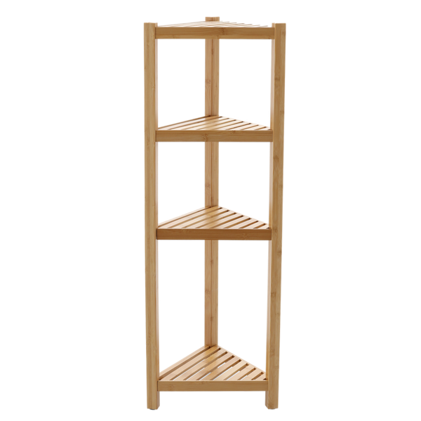 BAMBOO SHELVES WITH FOUR LEVELS 34x34x99 CM