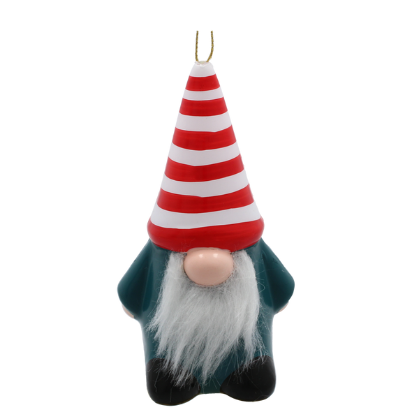 SET OF 3 CHRISTMAS TREE ORNAMENTS - GNOMS 6.5 X 5.5 X 12 CM pack=6 sets