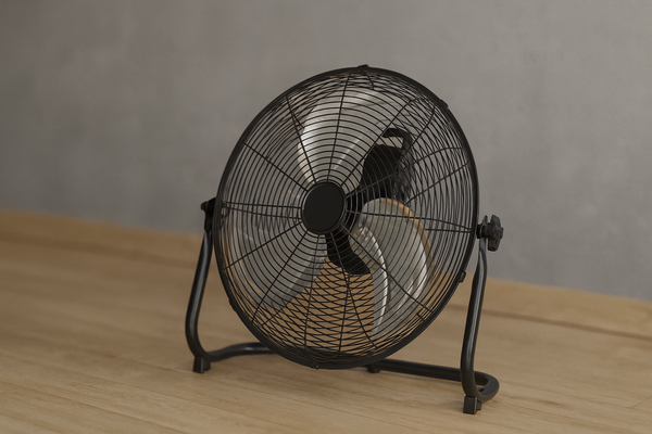 WENTYLATOR PODŁOGOWY CZARNY 70W 