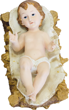 KPL. FIGUR BOŽÍHO NAROZENÍ 12 EL. 80 CM