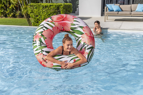 KOŁO PLAŻOWE DMUCHANE PALMA 119CM *2183