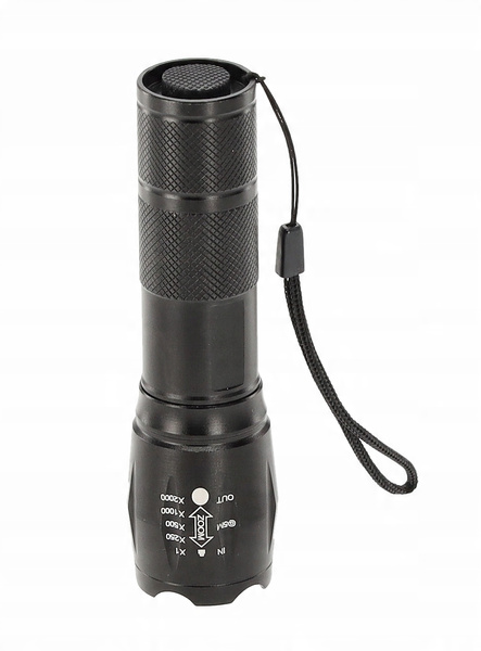 FLASHLIGHT BLACK DISPLAY=12 PCS