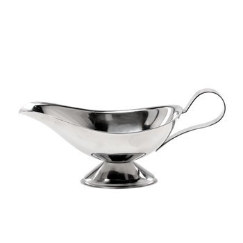 STAINLESS STEEL SAUCE BOAT 19X8 CM