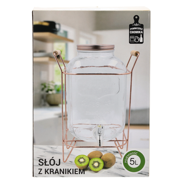 BORCAN 5 L PE STATIV CU ROBINET *9109