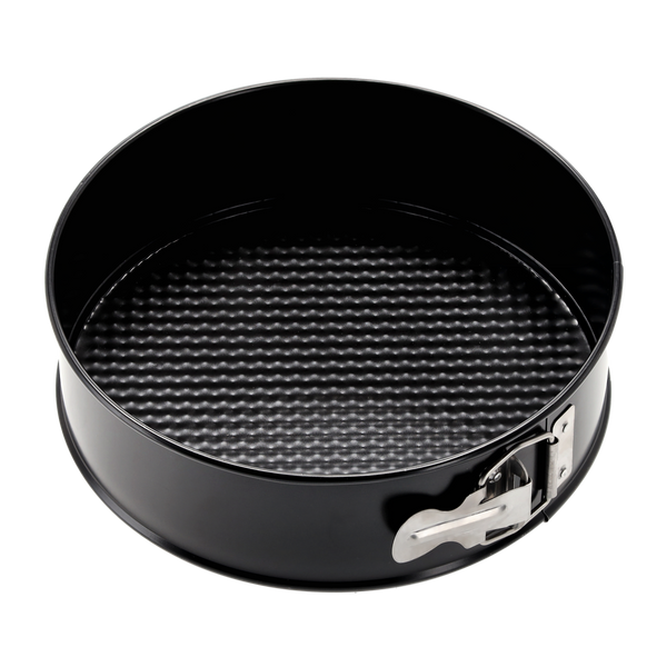 EMBOSSED CAKE TIN FI 21CM WITH PROTECTIVE NON-STICK LAYER BLACK