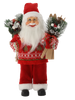MIKULÁŠ ČERVENÝ STOJÍCÍ S LYŽEMI 40 CM *8714