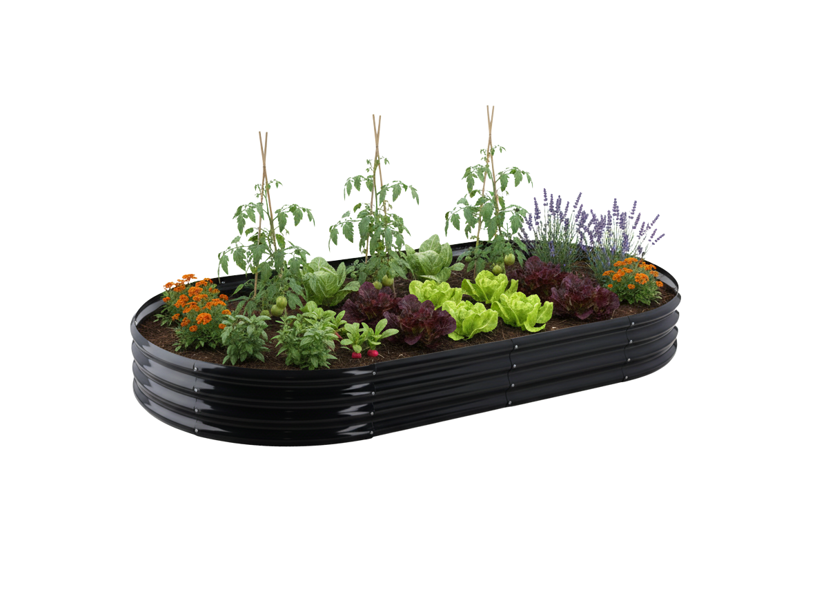 GRZĄDKA WARZYWNO-KWIATOWA 120 X 60 X 30 CM OWALNA ANTRACYT pol_pl_GRZADKA-WARZYWNO-KWIATOWA-120-X-60-X-30-CM-OWALNA-ANTRACYT-1660_14