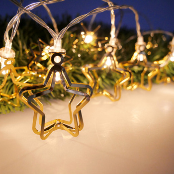 LED LIGHTS 10L BATTERY-POWERED 3D STARS