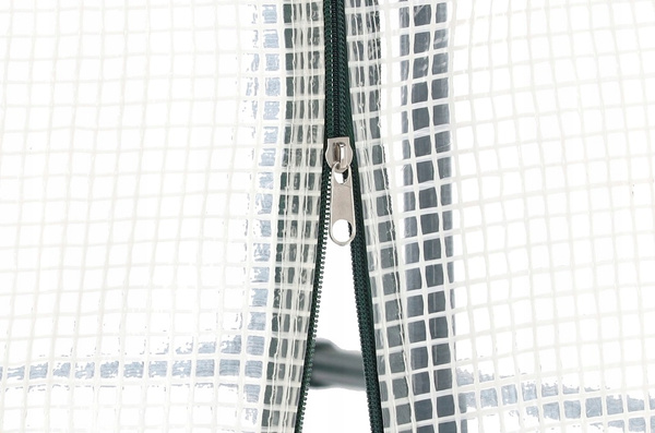 SZKLARNIA OGRODOWA Z PÓŁKAMI BIAŁA 140 x 73 x 200 CM