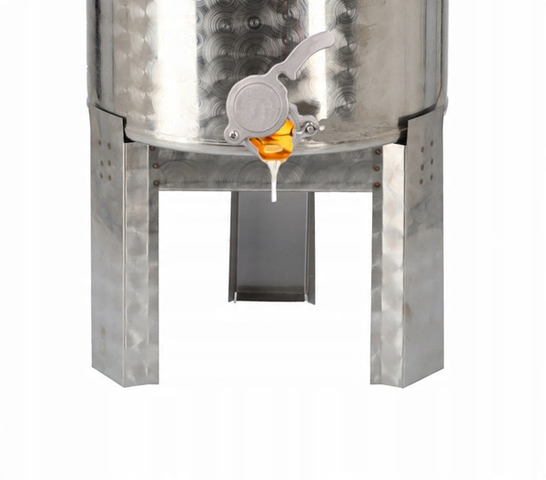 ODSTOJNIK 63 L NA STOJAKU Z ZAWOREM NIERDZEWNYM I POKRYWĄ*1406