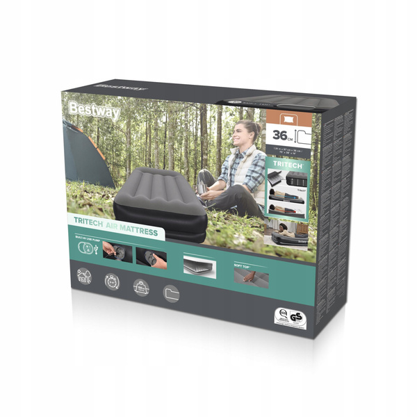 Nafukovací matrace 191 x 97 x 36 cm Tritech s vestavěnou pumpou *0506