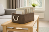 Organizer dreptunghiular 30 x 40 x 18 cm maro dimensiune L *4816