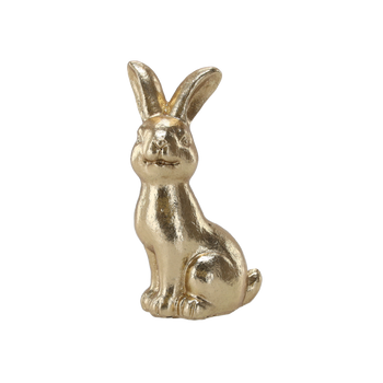EASTER FIGURINE – GOLDEN BUNNY 7 x 6,5 x 15 CM PACK=12 PCS