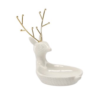 STOJAK NA BIŻUTERIĘ RENIFER LEŻĄCY 20 x 13.3 x 18.6 CM opak=1szt * 1290