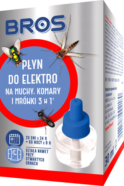 PŁYN DO ELEKTRO NA MUCH KOMARY I MRÓWKI 60 DNI*2180