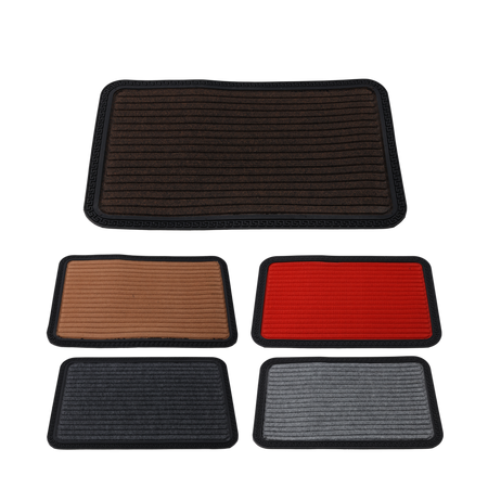 RECTANGULAR RUBBER + PP DOORMAT 40X60 MIX COLORS