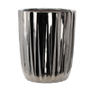 CERAMIC COVER FOR A POT 39,5 x 39,5 x 48,5 CM CM SILVER STRIPES