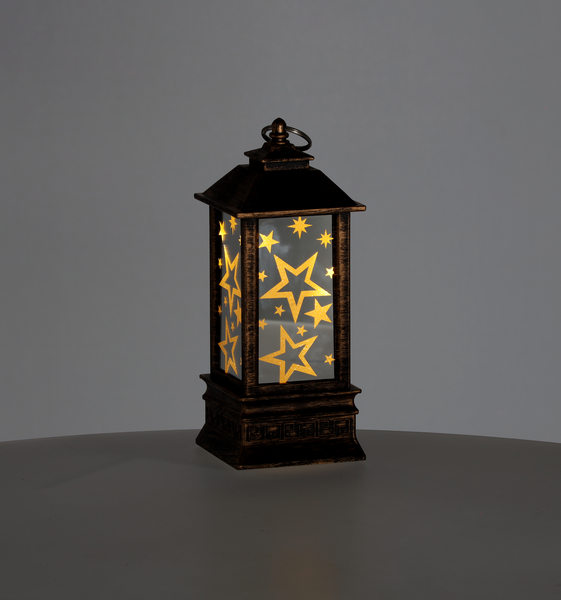 LAMPION LED 7,8 x 7,8 x 19,5 CM - MIX DE STELE CU CULORI disp=12buc *7717