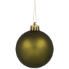 SET OF 30 BAUBLES 6 CM OLIVE/COPPER/GRAPHITE