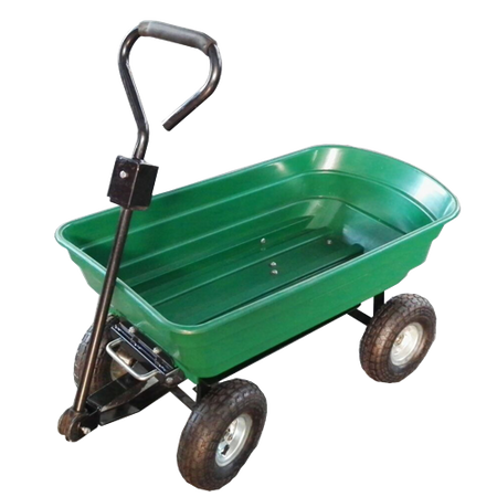 WÓZEK OGRODOWY DWUFUNKCYJNY ZIELONY *0061
