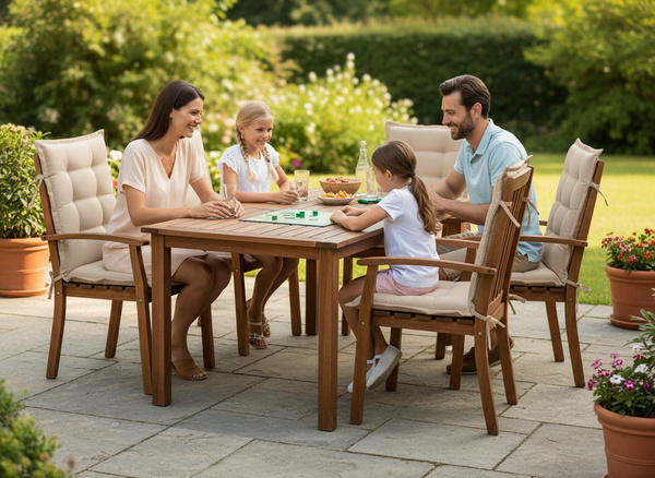 PODUSZKA NA KRZESŁO / OPARCIE 48 x 100 x 5 CM NATURALNA