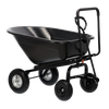 WÓZEK OGRODOWY CZARNY 160 L 