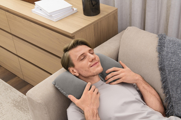 Inflatable Travel Pillow 37 X 24 X 10 CM /tourist *6027