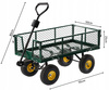 WÓZEK OGRODOWY DWUFUNKCYJNY ZIELONY