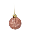 SET OF 31 BAUBLES 3-4.5 CM OLIVE/COPPER/GRAPHITE MIX DESIGNS